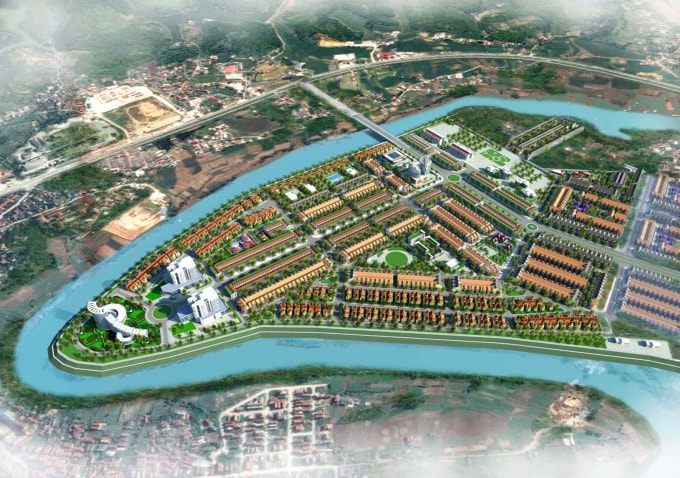 Phối cảnh dự án Khu đô thị mới Mai Pha – Lạng Sơn.