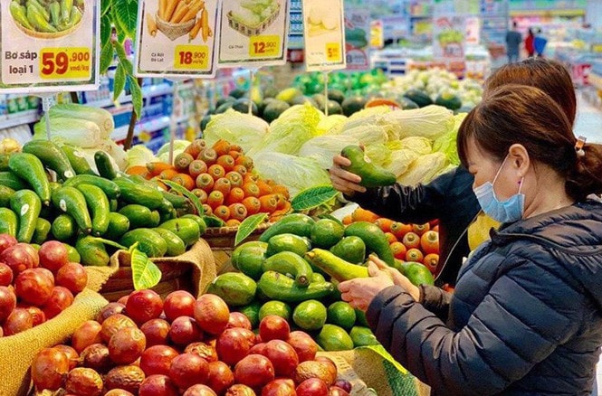 Siêu thị chuẩn bị đủ hàng và kho chứa hàng phụ vụ người dân trong thời gian cách ly. Ảnh minh họa.