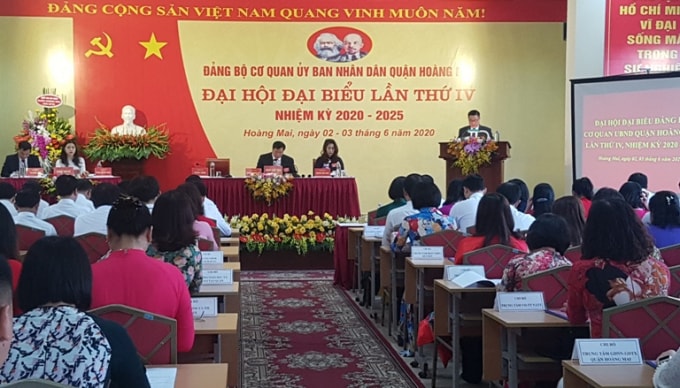 Quận Hoàng Mai (Hà Nội) Đại hội đại biểu lần thứ IV thành công tốt đẹp