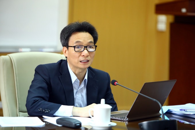Phó Thủ tướng Vũ Đức Đam, Trưởng Ban chỉ đạo chủ trì cuộc họp.