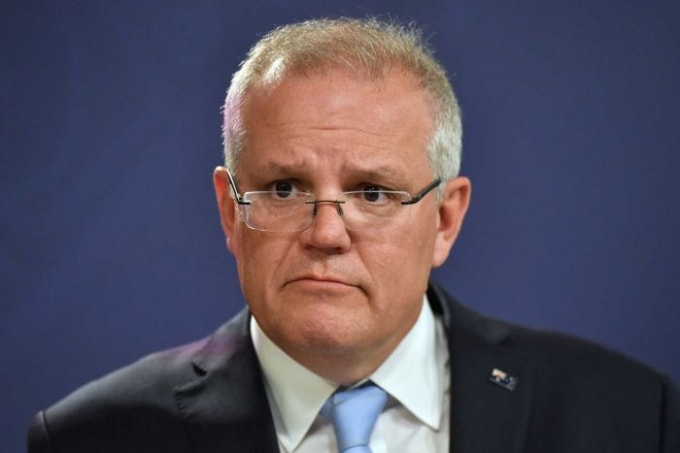 Thủ tướng Úc Scott Morrison. Ảnh: ABC