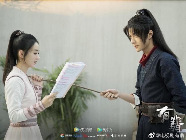 Triệu Lệ Dĩnh và Vương Nhất Bác trong phim Legend of Fei - Ảnh: GETTY IMAGES