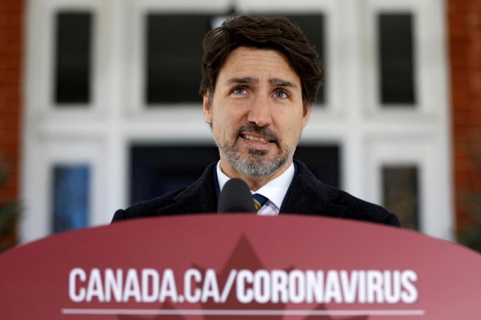 Thủ tướng Canada Justin Trudeau. Ảnh: Reuters