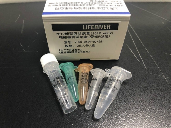 Kit thử Covid-19 do các công ty Trung Quốc sản xuất đang được xuất khẩu sang nhiều nước trên thế giới. Ảnh: China Daily