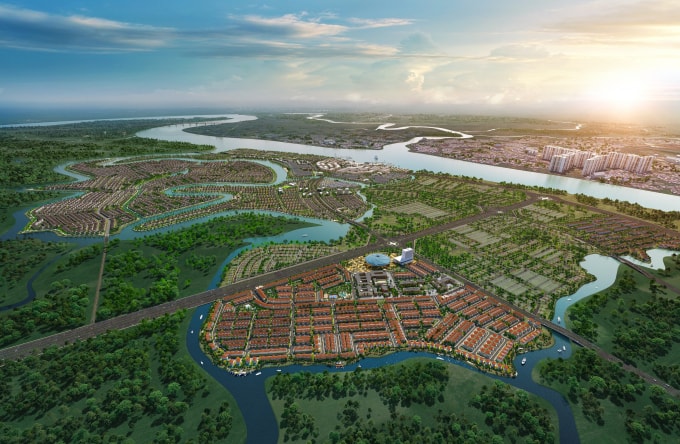 Aqua City với quy mô hơn 600 ha được phát triển theo mô hình sinh thái thông minh với tiện ích nội khu hoàn chỉnh như trường học, bệnh viện, trung tâm thương mại, bến du thuyền…
