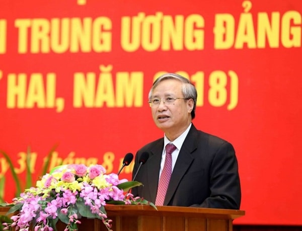 Đồng chí Trần Quốc Vượng, Ủy viên Bộ Chính trị, Thường trực Ban Bí thư. Ảnh: TTXVN