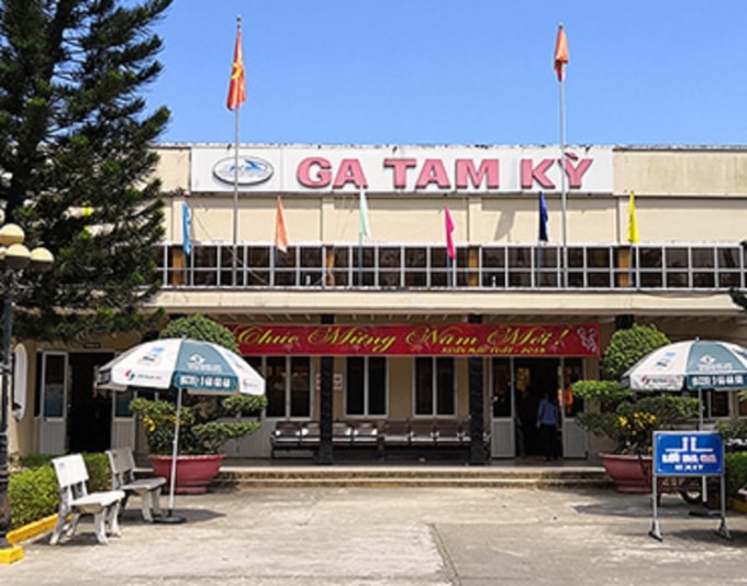 Ga TP Tam Kỳ tỉnh Quảng Nam.