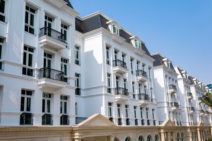 Khối thấp tầng tại dự án Grandeur Palace - Giảng Võ của VPI đã đi vào giai đoạn hoàn thiện.