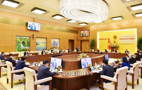 Quang cảnh phiên họp. Ảnh: quochoi.vn