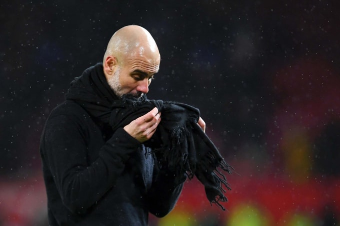 HLV Pep Guardiola. Ảnh: Daily mail