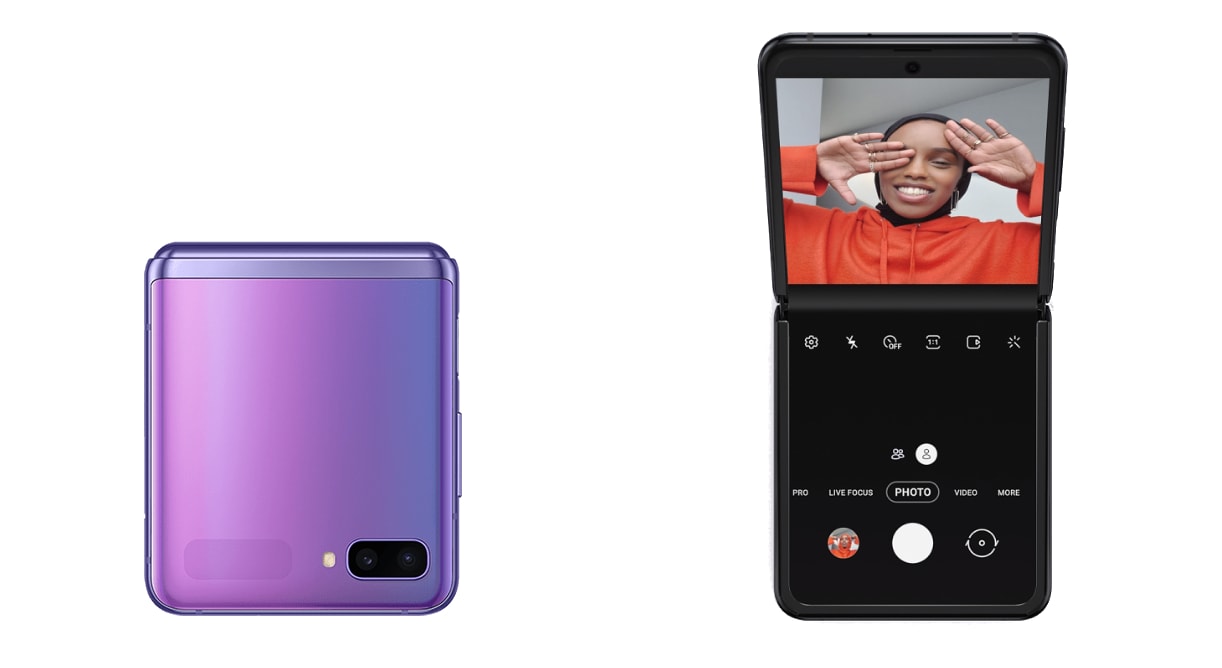 Trước đó, Galaxy Z Flip đã chính thức được giới thiệu đến người tiêu dùng Việt Nam ngay trong buổi sáng ngày 12/2 trong sự kiện Samsung Unpacked 2020. Ảnh: Samsung
