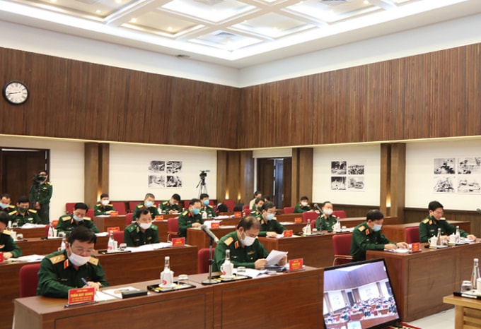Các đại biểu tham dự hội nghị. Ảnh: BQP.