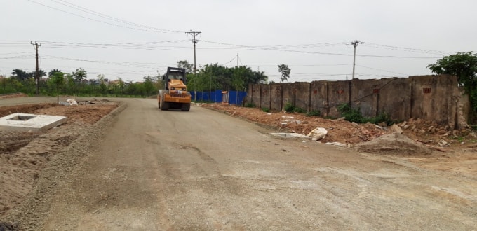 Dự án đang triển khai xây dựng hạ tầng
