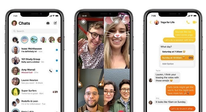 Lưu lượng truy cập các dịch vụ tin nhắn của Facebook tăng đột biến. Ảnh: Facebook.
