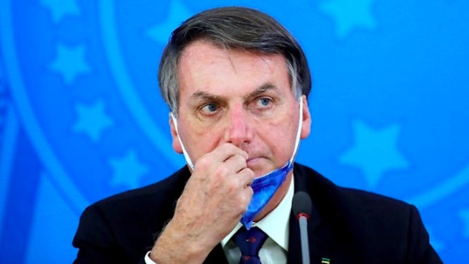 Tổng thống Brazil Jair Bolsonaro. Ảnh: NBCNews.