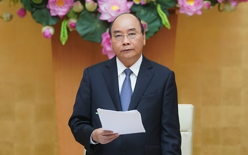 Thủ tướng Nguyễn Xuân Phúc phát biểu khai mạc Hội nghị. Ảnh: VGP.