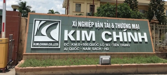 Xí nghiệp Vận tải và Thương mại Kim Chính – DNTN (Ảnh: Phapluatplus).