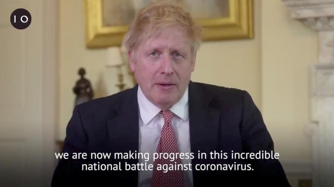 Thủ tướng Anh Boris Johnson. Ảnh: Reuters
