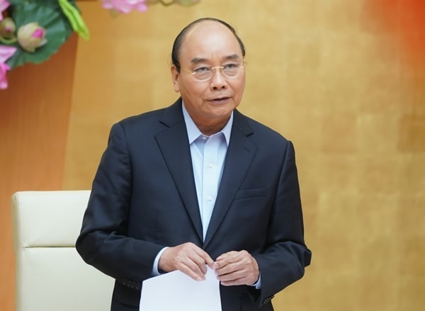Thủ tướng Nguyễn Xuân Phúc yêu cầu tiếp tục thực hiện nghiêm túc Chỉ thị 16. Ảnh: VGP
