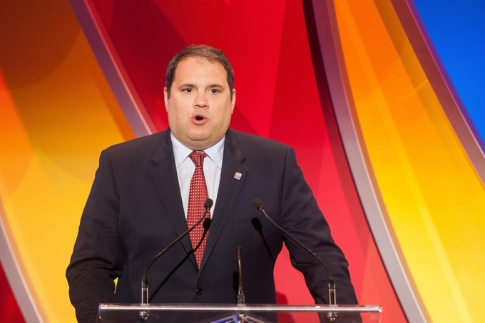 Phó Chủ tịch FIFA - ông Victor Montaglianichia. Ảnh: Associated Press
