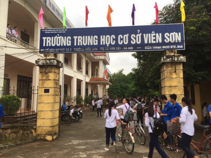 Trường trung học cơ sở Viên Sơn, Sơn Tây, Hà Nội