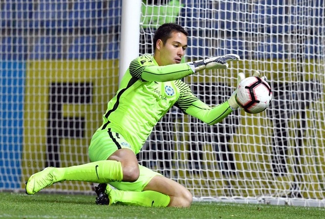 Thủ thành Việt kiều Filip Nguyễn muốn bắt chính cho ĐT Việt Nam tại World Cup. Ảnh: Slovan Liberec FC