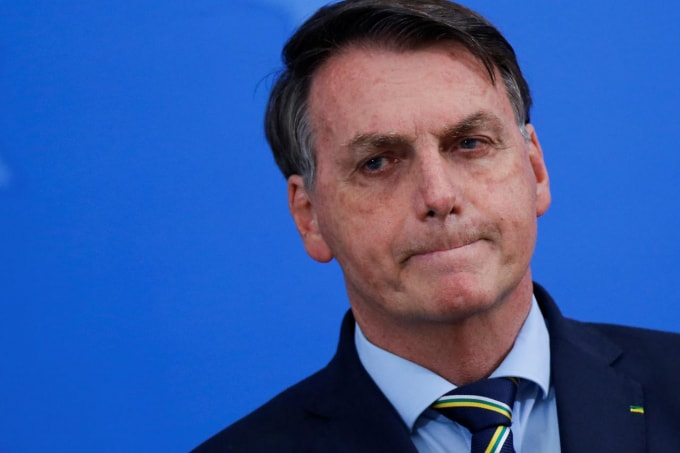 Tổng thống Brazil Jair Bolsonaro. Ảnh: Reuters