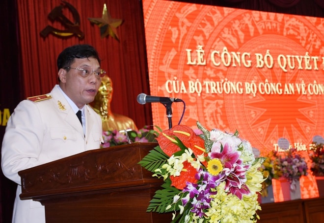 Thiếu tướng Nguyễn Hải Trung, Giám đốc Công an Thanh Hóa. Ảnh: T.L