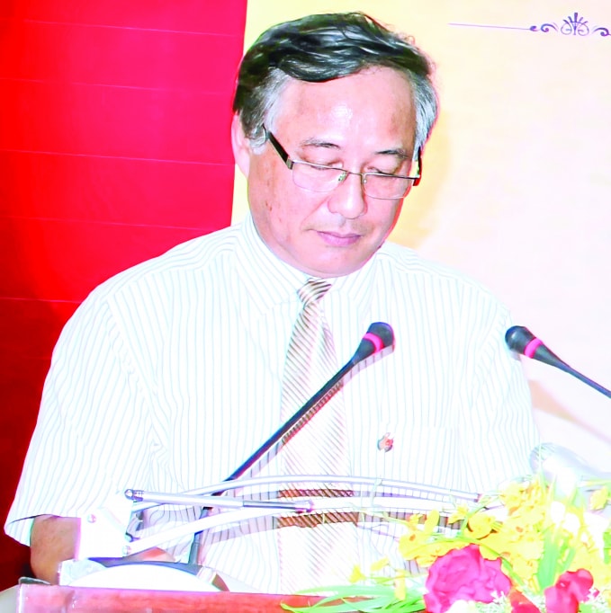 Nhà báo Dương Phước Thu - Phó Chủ tịch Thường Trực Hội Nhà báo Thừa Thiên - Huế.
