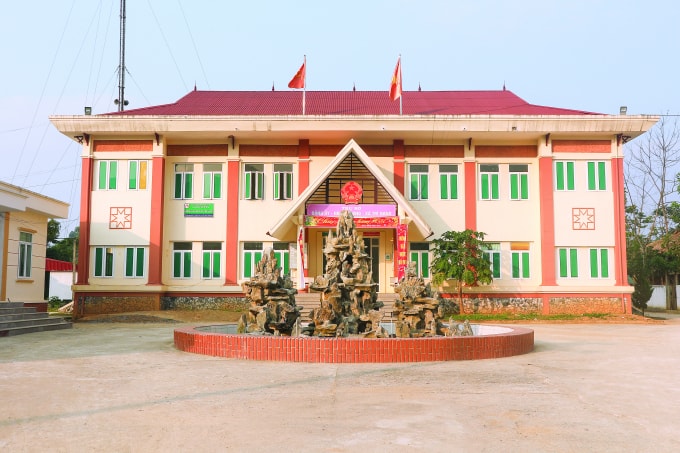 Công sở xã Trí Nang.