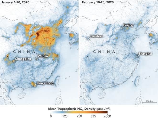 Lượng khí thải carbon dioxide của Trung Quốc trong tháng 3, so với cùng kỳ năm ngoái.