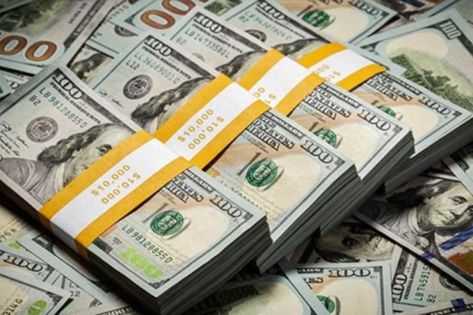 Đồng USD tiếp tục tăng mạnh. Ảnh minh hoạ