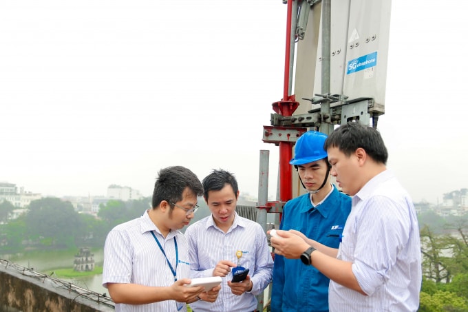 VNPT đo kiểm VinaPhone 5G đạt tốc độ 2,2Gb.