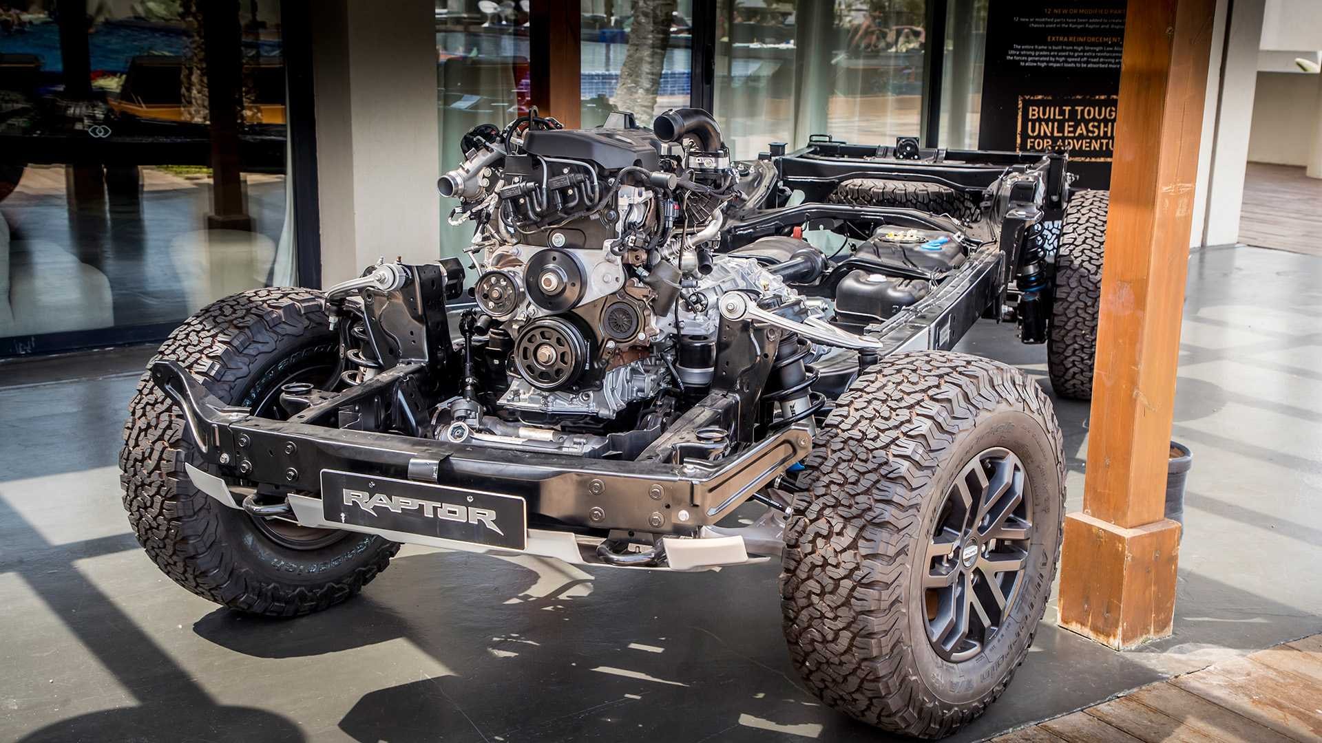 Ảnh 3 : Thiết kế thân xe trên khung tải trên mẫu Ford Ranger Raptor.