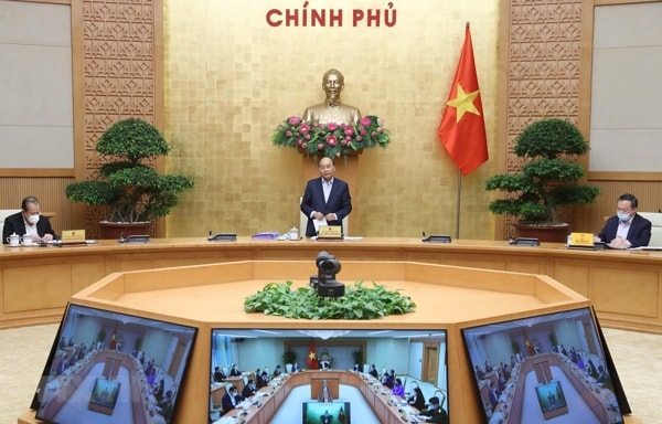 Thủ tướng Nguyễn Xuân Phúc phát biểu tại cuộc làm việc. Ảnh: TTXVN