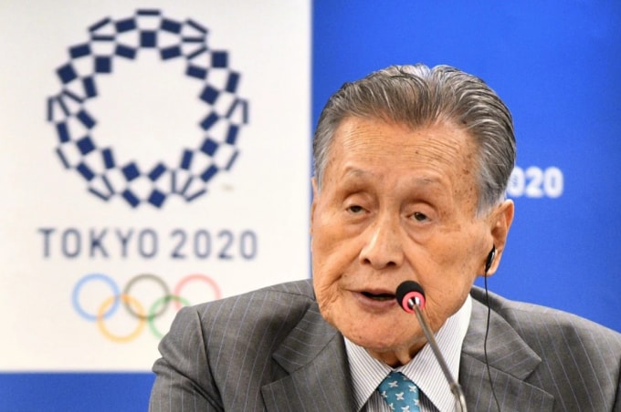 Chủ tịch Ủy ban tổ chức Tokyo 2020 Yoshiro Mori . Ảnh: AFP
