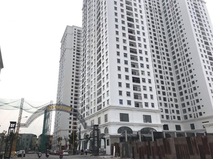 Dự án Eco Lake View - Số 32 Đại Từ (phường Đại Kim, quận Hoàng Mai) là “đứa con đầu lòng” của Công ty cổ phần Ecoland nhưng đã nhiều lần bị cư dân “tố” tồn tại những bất cập. Ảnh: TL
