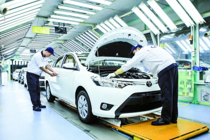 Toyota lần đầu sụt giảm doanh số sau 8 năm. Ảnh minh họa.