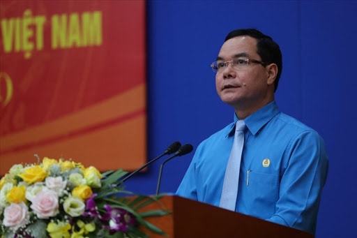 Chủ tịch Tổng LĐLĐVN Nguyễn Đình Khang. Ảnh TL