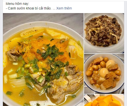 Trấn Thành đã nhiều lần khoe thành quả nấu nướng trên trang cá nhân. Ảnh: FNNV