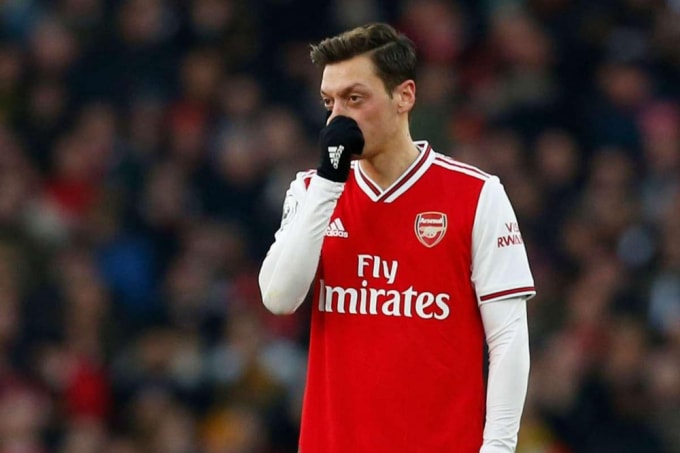 Mesut Ozil được cho là không còn tương lại tại Arsenal. Ảnh: Getty