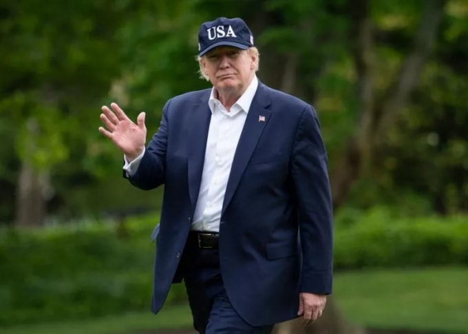 Tổng thống Donald Trump tin Mỹ sẽ có vắc-xin điều trị Covid-19 vào cuối năm 2020 - Ảnh: Getty