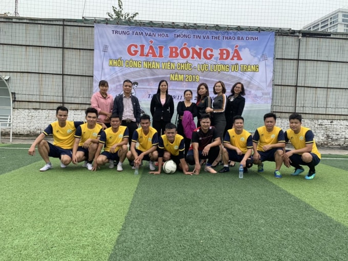 Hoạt động thể thao của CNVC Công ty Tân Hồng Hà.