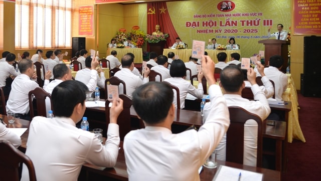 Đảng bộ KTNN khu vực VII đã tổ chức Đại hội Đảng bộ lần thứ III, nhiệm kỳ 2020-2025. Báo Kiểm toán