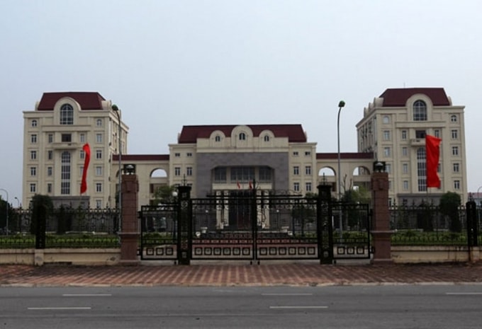 Trụ sở UBND huyện Mê Linh (ảnh ST)