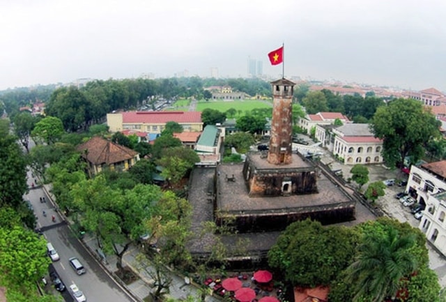 Cột cờ Hà Nội. Ảnh: TL