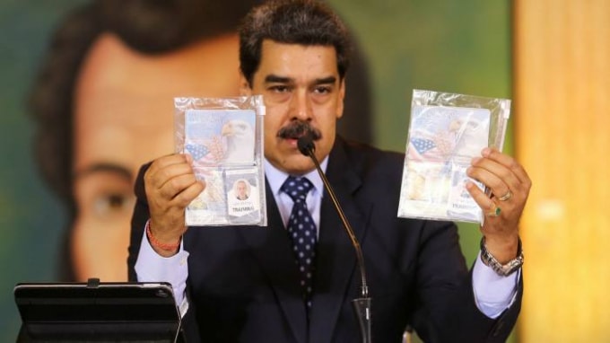 Tổng thống Venezuela Maduro. Ảnh: FT