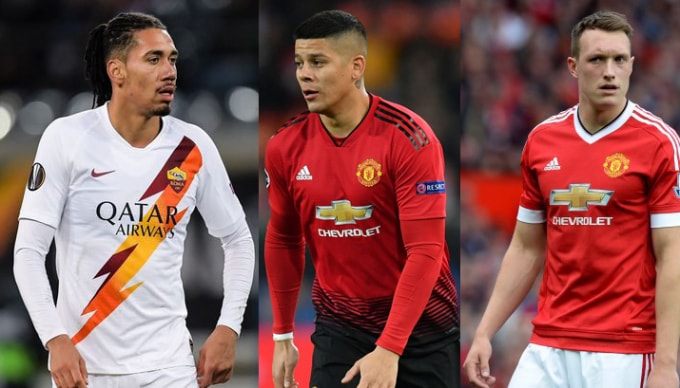 Chris Smalling, Marcos Rojo và Phil Jones là 3 cái tên sẽ phải ra đi. Ảnh: TL