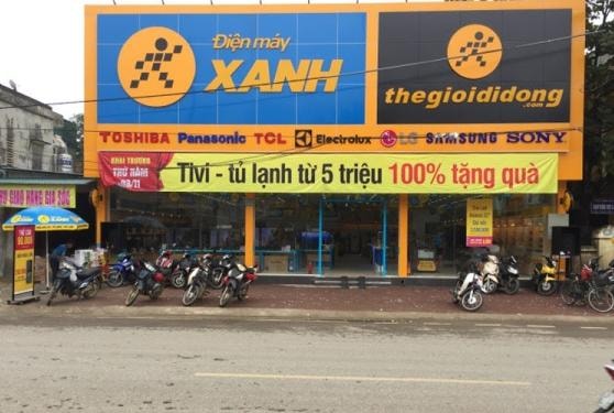 Sử dụng đất sai mục đích khi cho Cty CP Thế giới di động thuê nhà tại chi nhánh huyện Lạc Thủy. Ảnh: IT