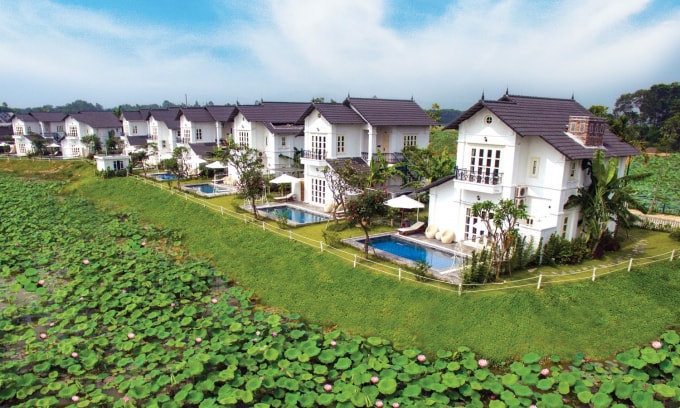 Dự án khu du lịch biệt thự sinh thái nghỉ dưỡng Vườn Vua Resort & Villas được đầu tư phát triển theo hướng bảo tồn tối đa hệ sinh thái tự nhiên.